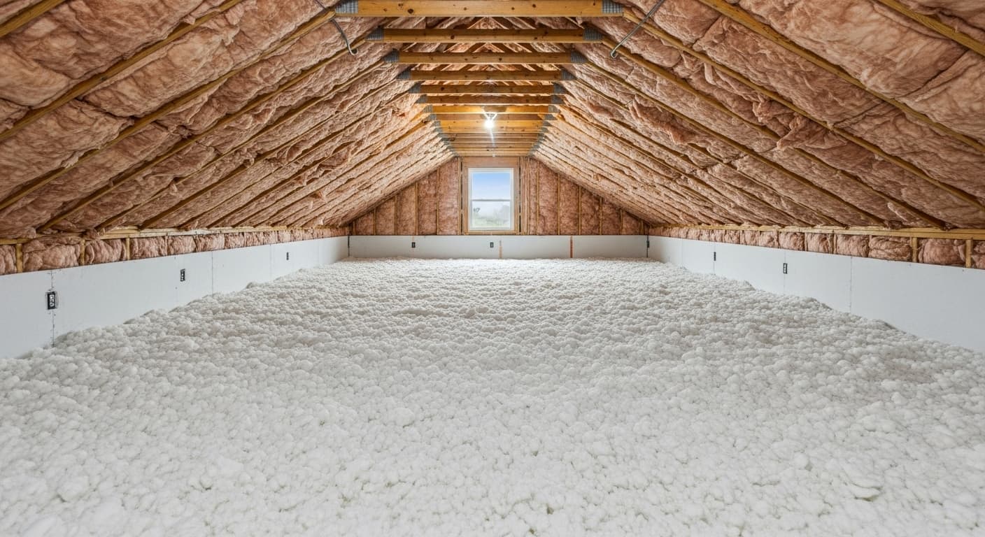 Attic insulation